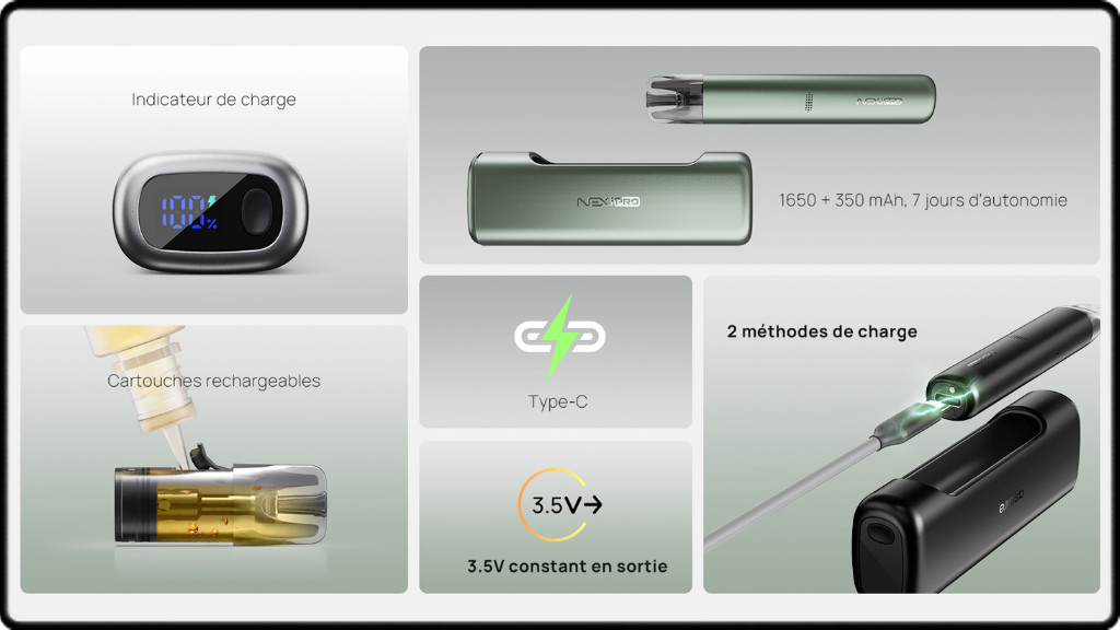 Les atouts du pod Nexi PRO
